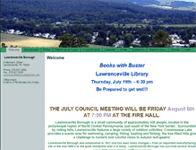 Tablet Screenshot of lawrencevillepa.com